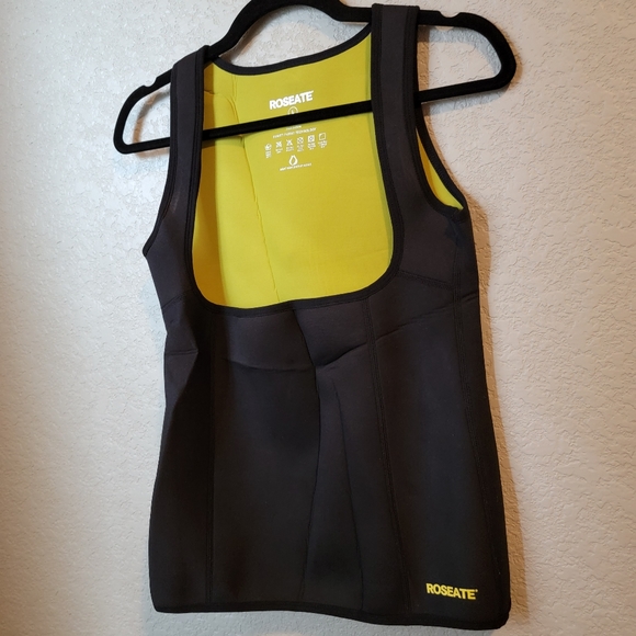 NWOT Roseate Shaper Vest Hot Sweat Workout Tank - Picture 3 of 7
